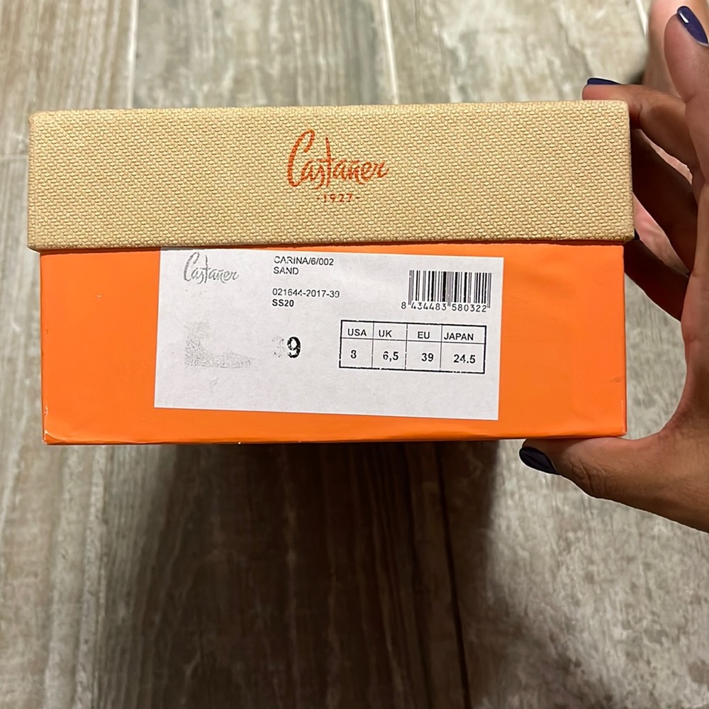 Tan Castañer espadrilles lightly used